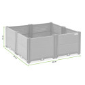 Wymiary skrzynia uprawowa TERRA CUBE S 82x82x31cm - CULTIVO