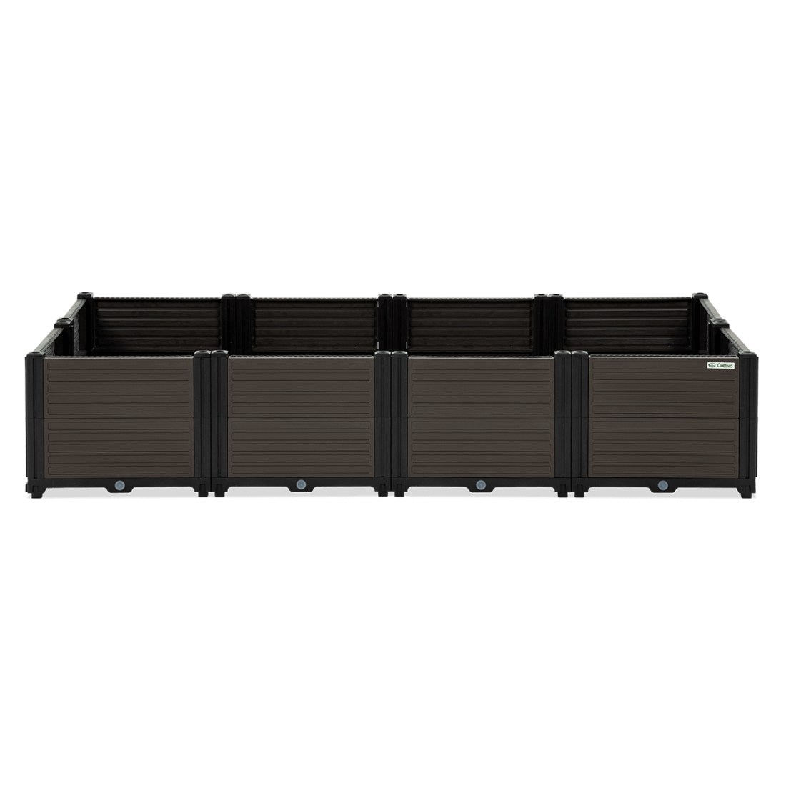 Skrzynia uprawowa TERRA CUBE L 164x82x31cm - CULTIVO - widok z przodu