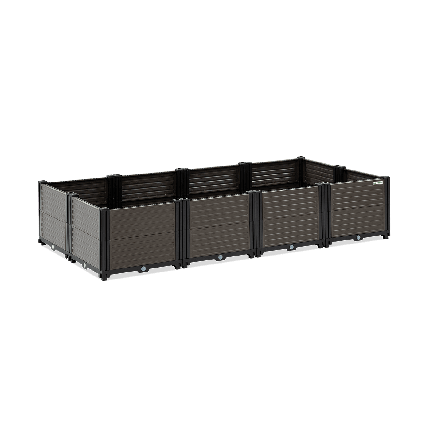 Skrzynia uprawowa TERRA CUBE L 164x82x31cm - CULTIVO - widok z boku