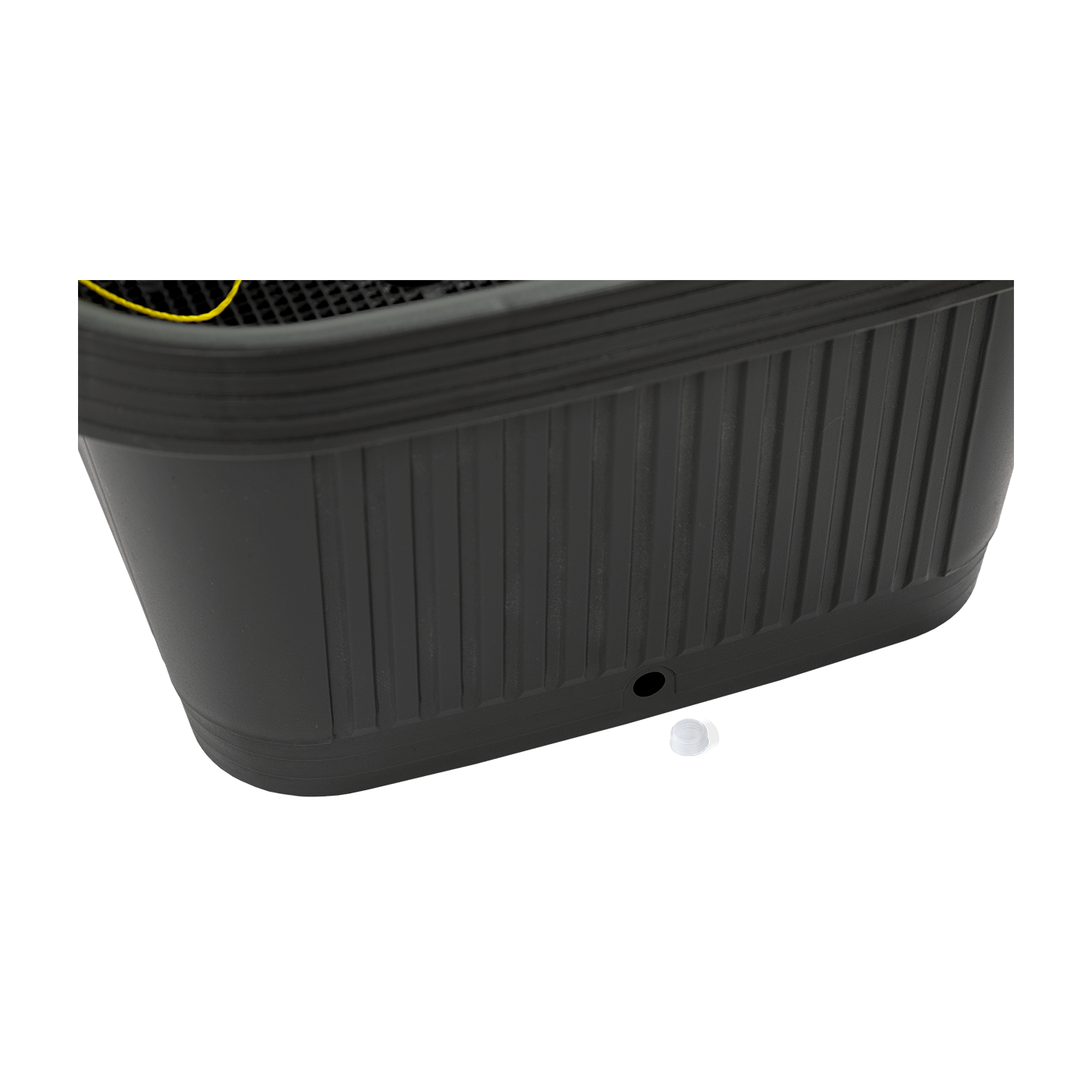 Zbliżenie na detal doniczki do uprawy ogórków CUCU GROW BOX CULTIVO