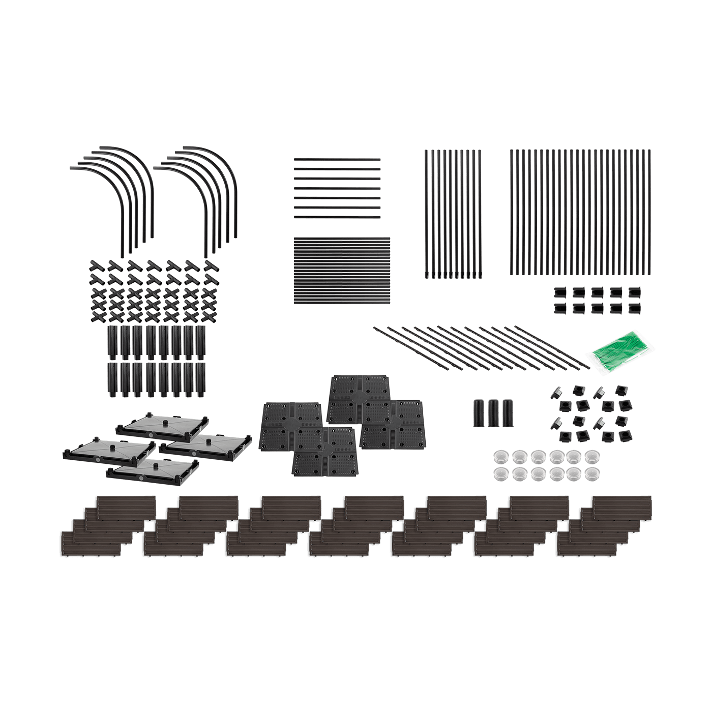 Elementy tworzące zestaw GROW ROUND SET L od Cultivo