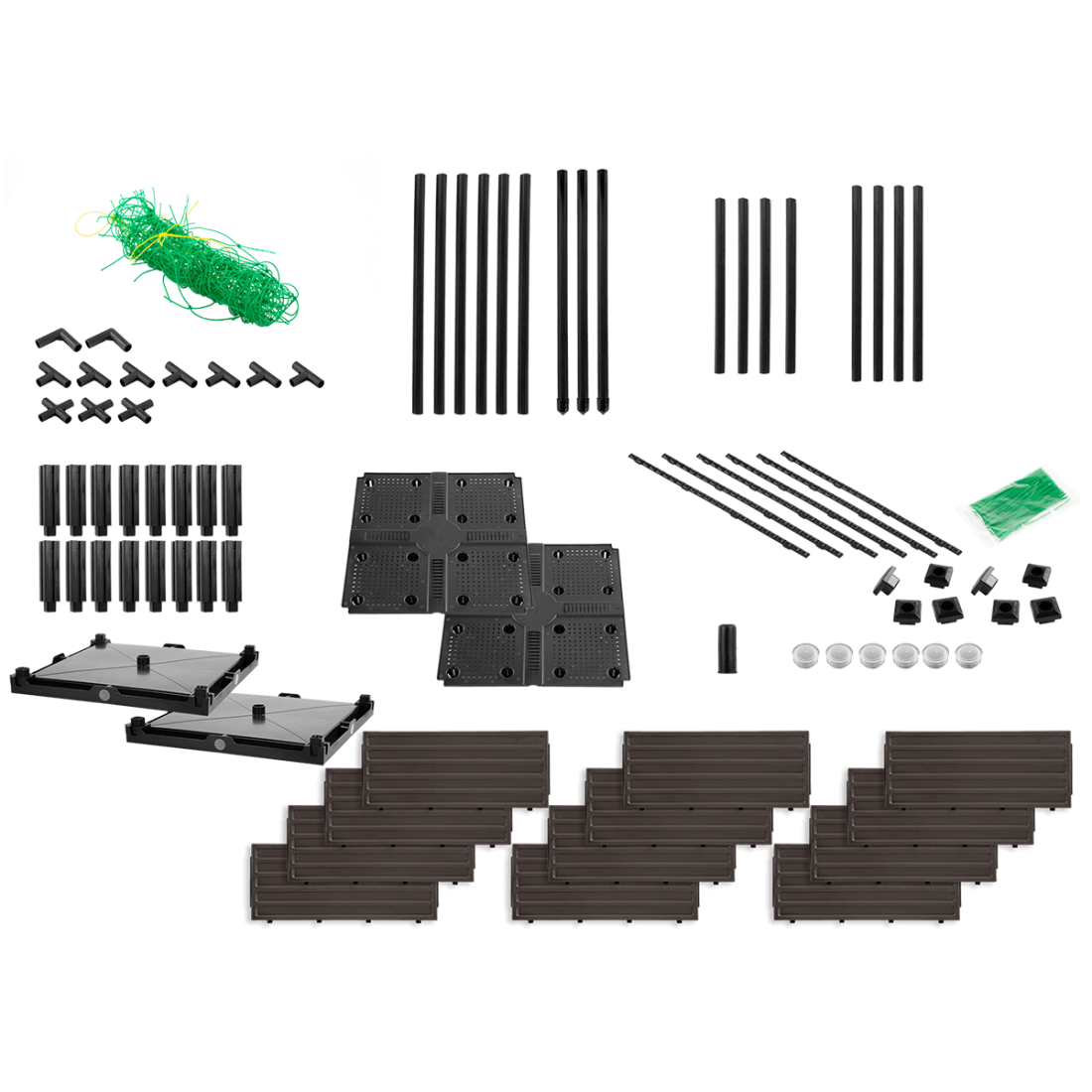 Elementy tworzące zestaw GROW FLAT SET od Cultivo