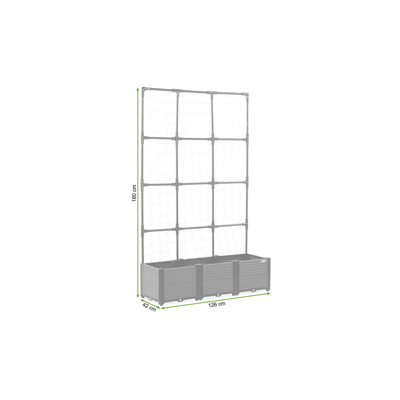 wymiary skrzyni uprawowej cultivo grow flat set L