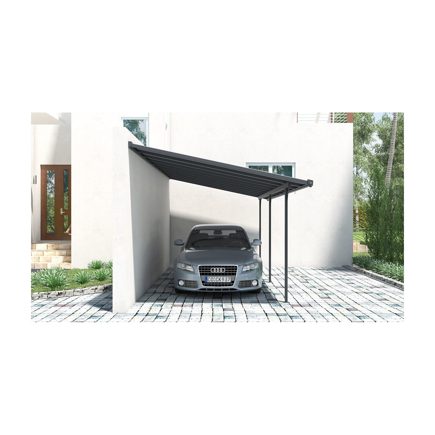 ATLANTA 20.3x10 TERRACE CANOPY COLD GREY