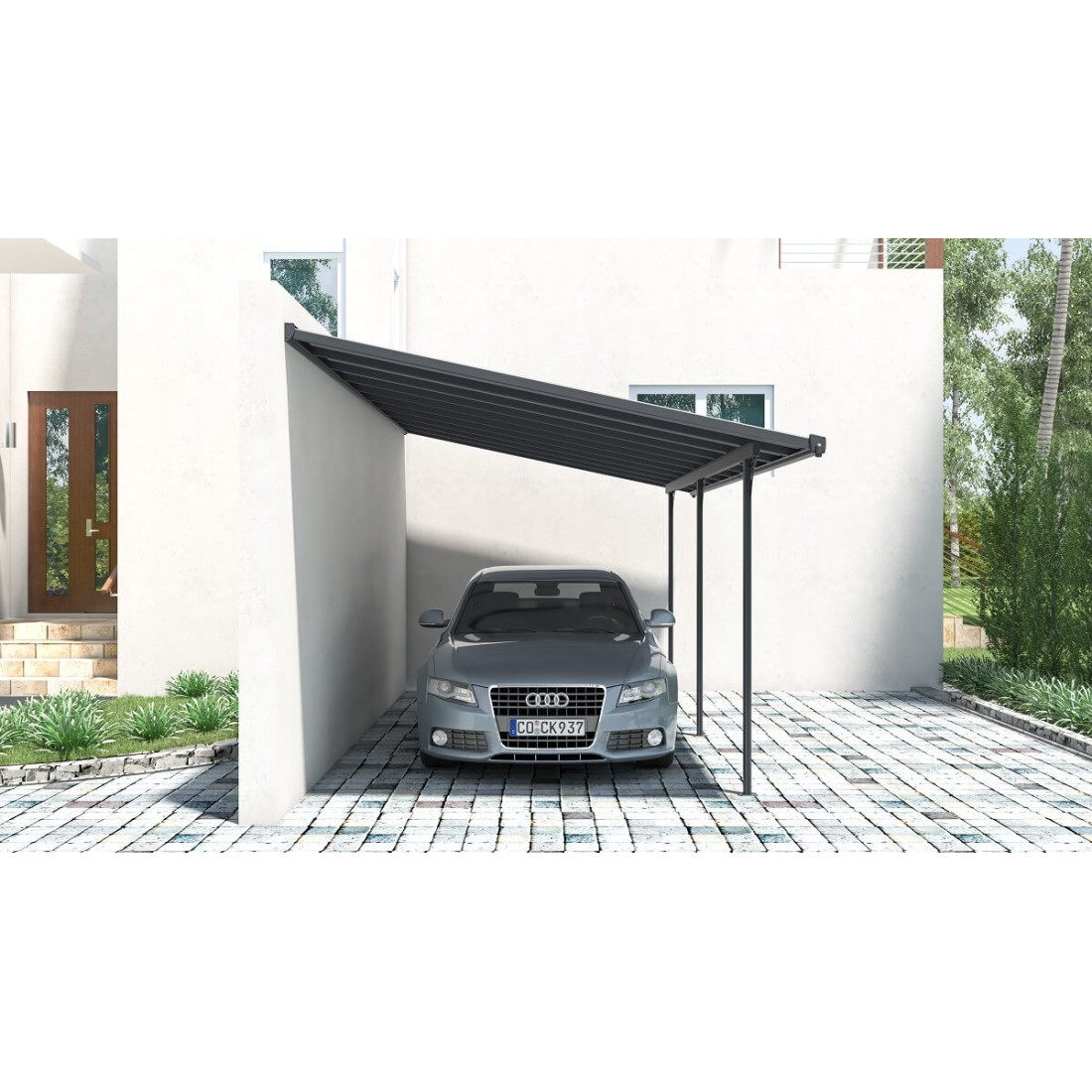 ATLANTA 20.3x10 TERRACE CANOPY COLD GREY
