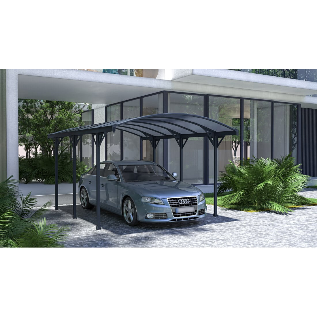 NEVADA 19.0x10 CARPORT COLD GREY