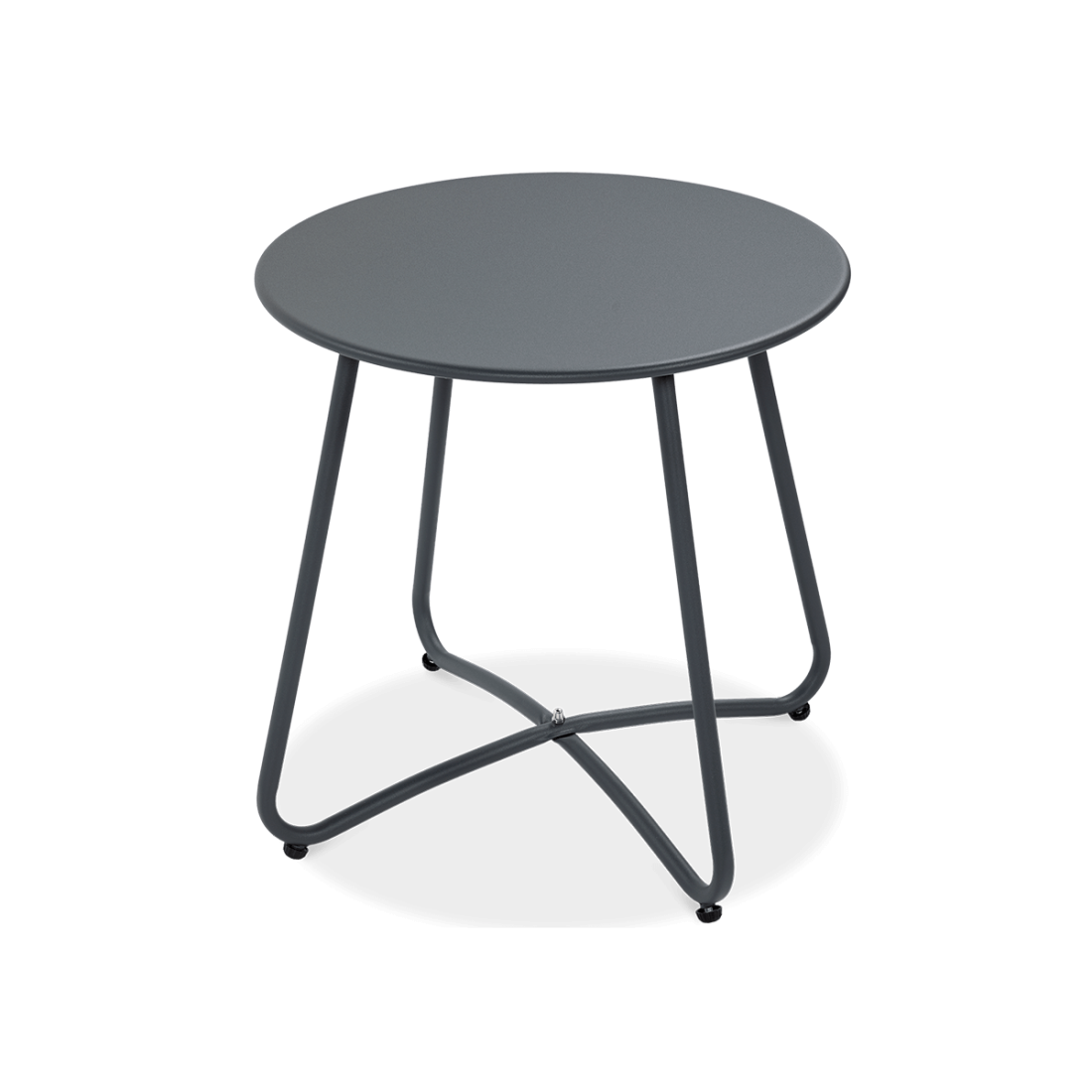 Ciemno-szary stolik na balkon lub taras