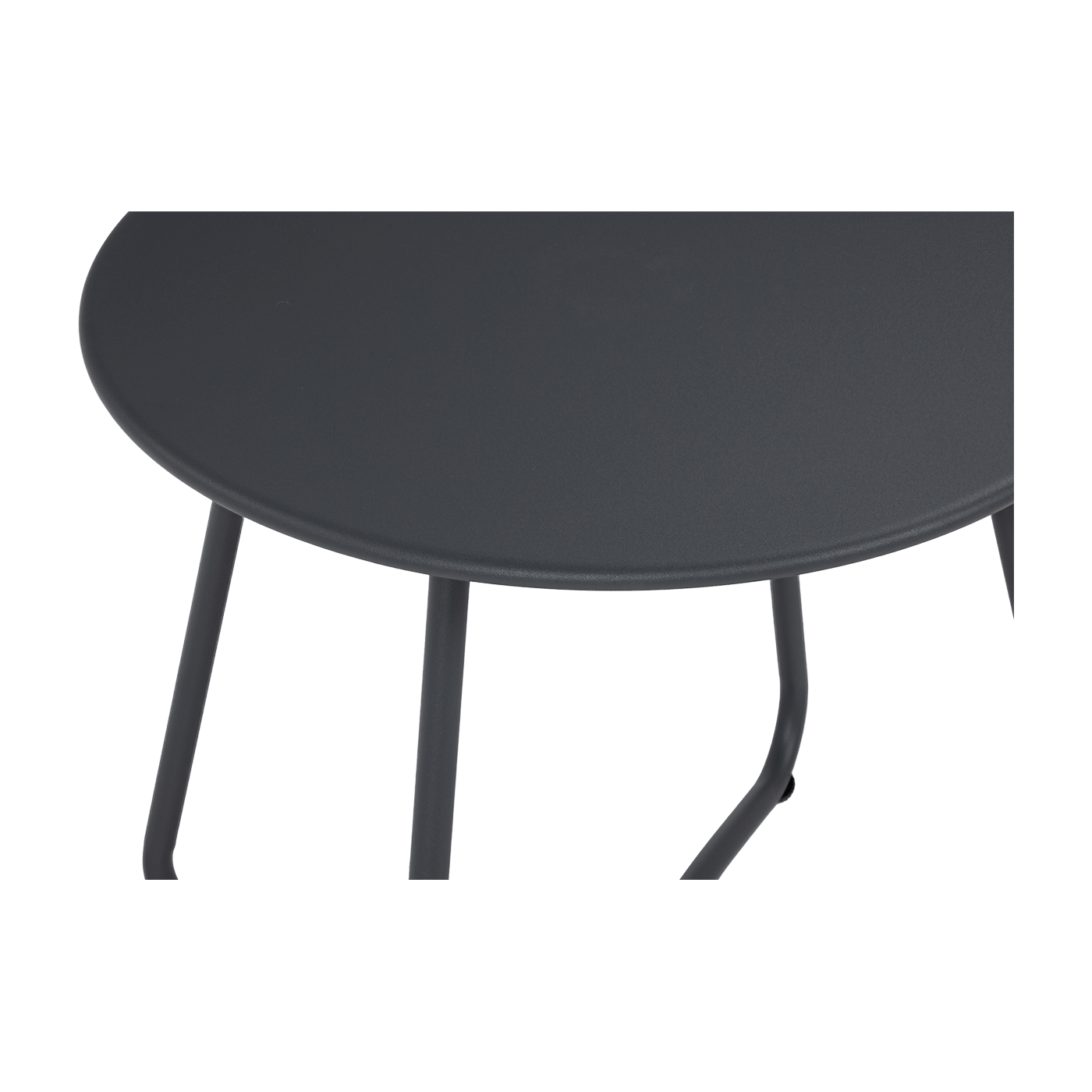 Wizualizacja jasno-szarych foteli z ciemno-szarym stolikiem na tarasie