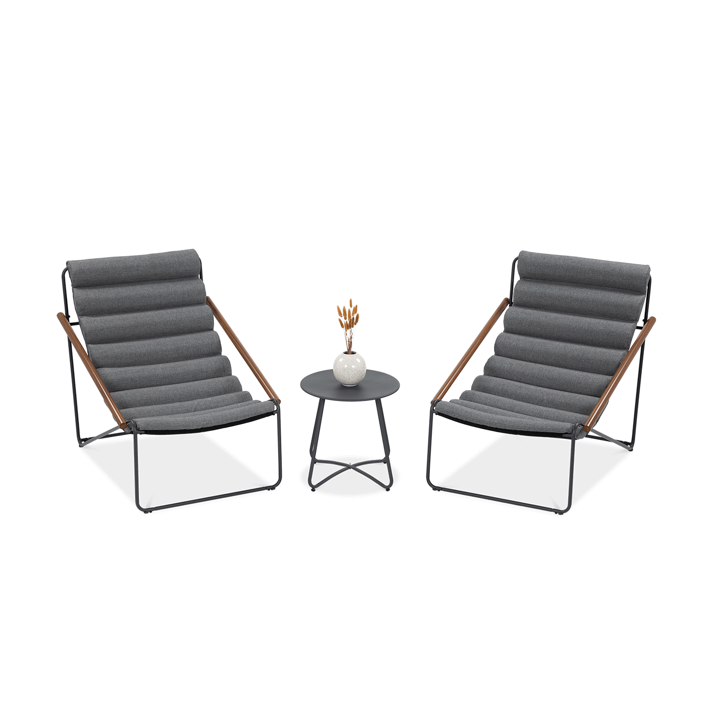 Stolik kawowy art jako element zestawu foteli art