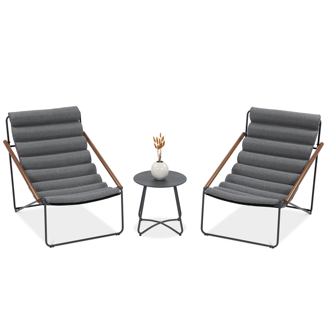 Stolik kawowy art jako element zestawu foteli art