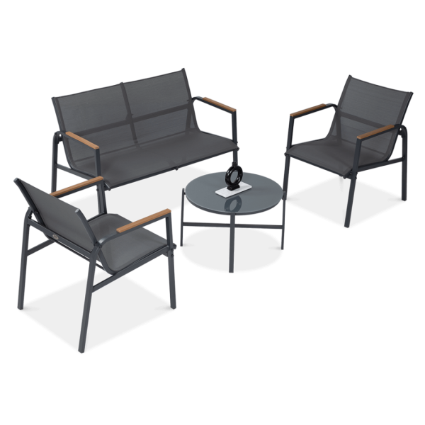 Meble balkonowe Mango Dark Grey