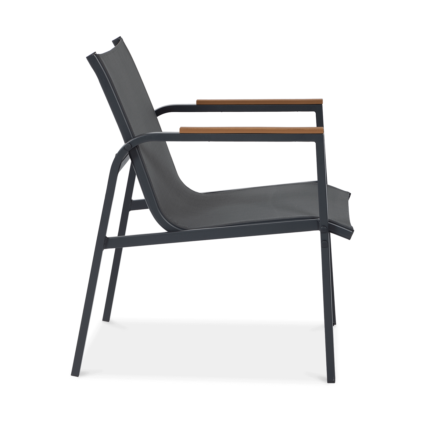 Bok krzesła Mango Caffe Dark Grey