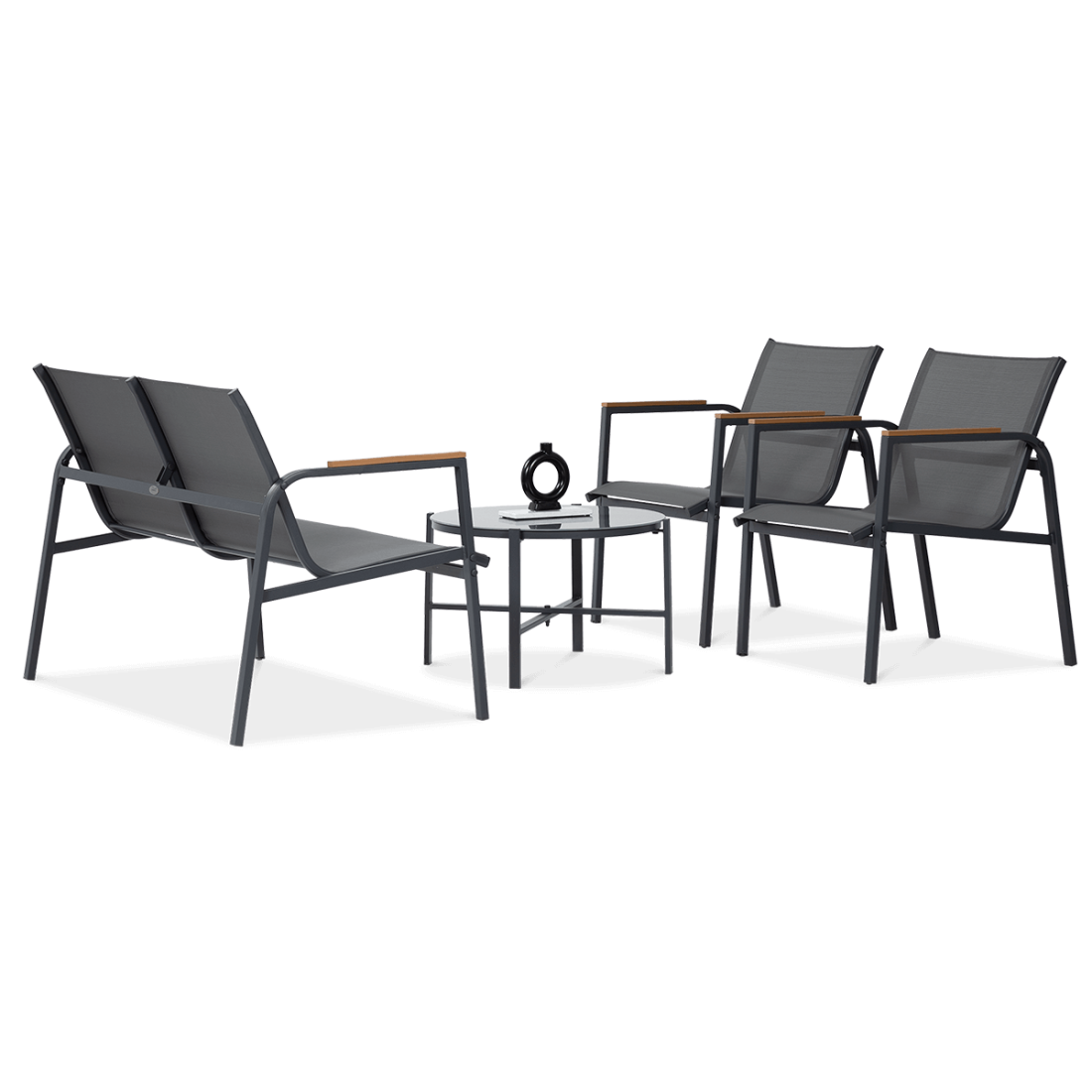 Zestaw do ogrodu MANGO CAFFE Dark Grey