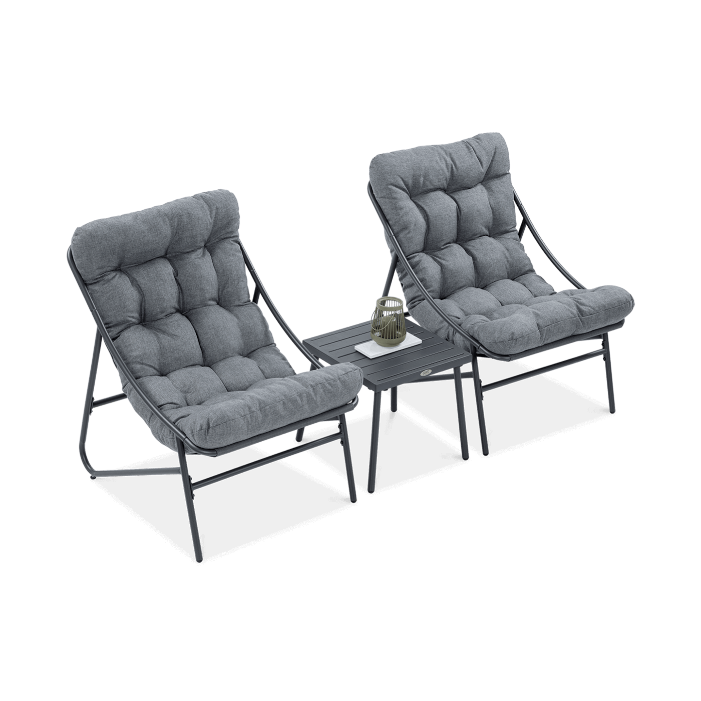 Komplet mebli ogrodowych Casper Dark Grey