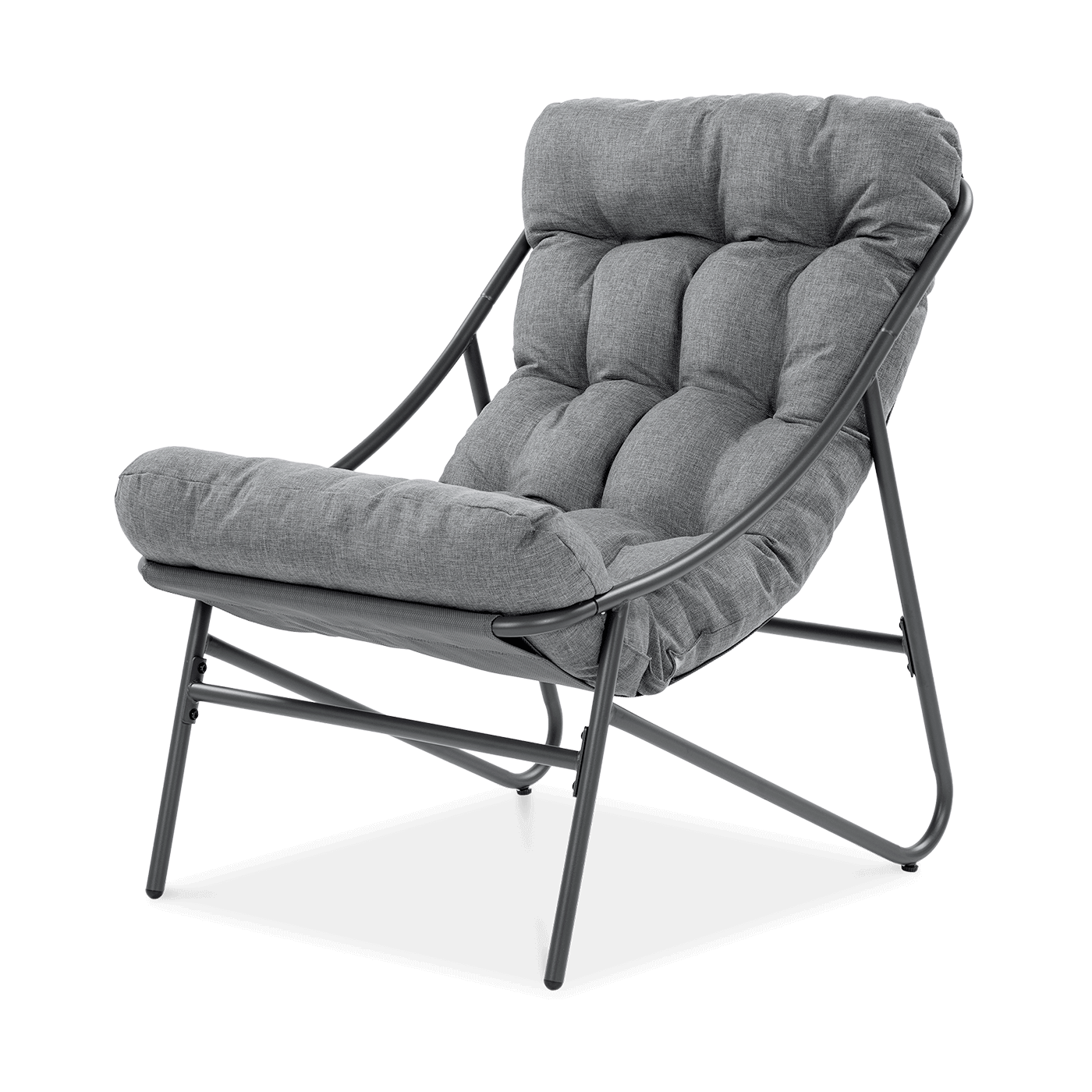 Ciemnoszary fotel Casper