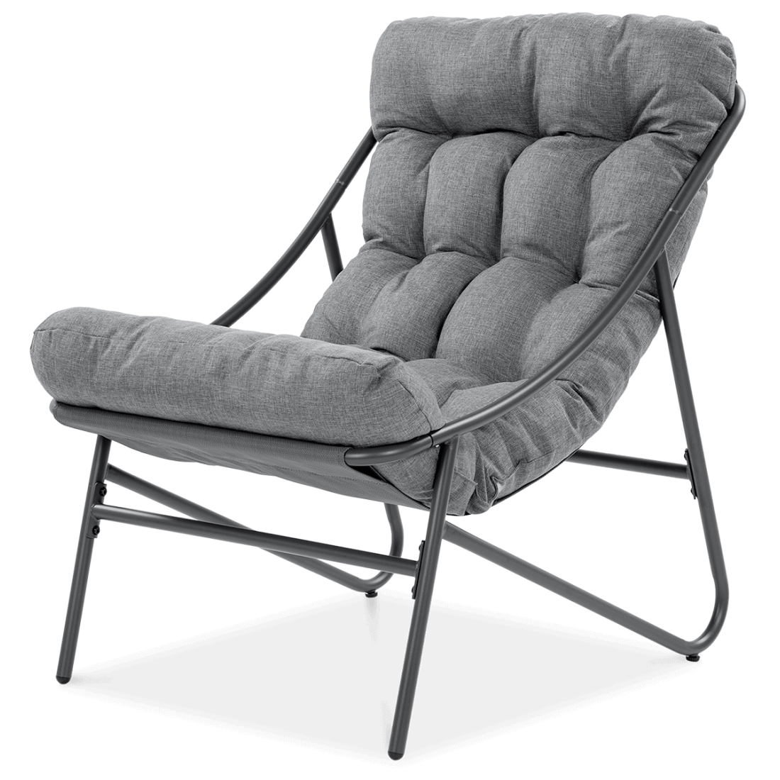 Ciemnoszary fotel Casper