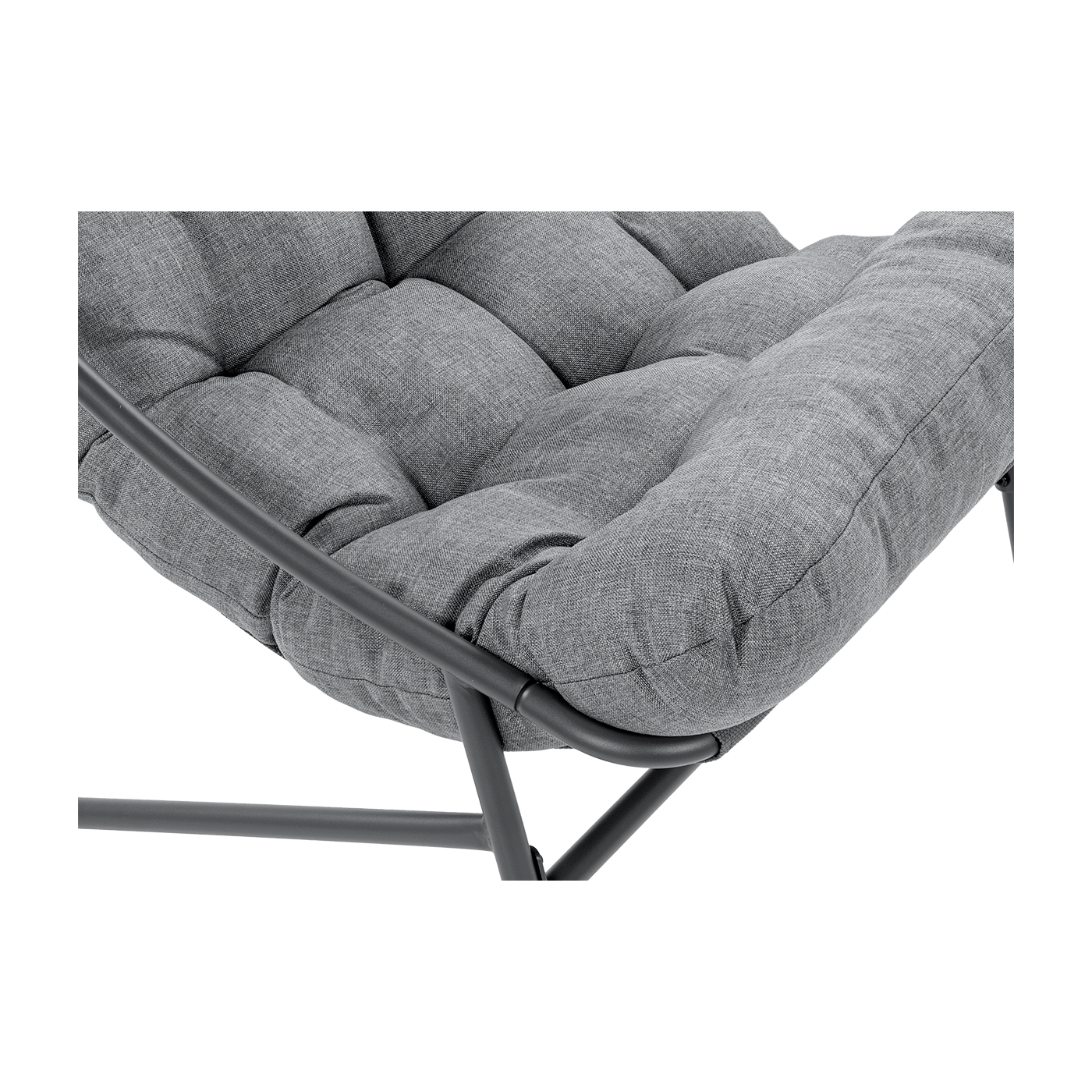 Zbliżenie na siedzisko z poduszką fotela Casper