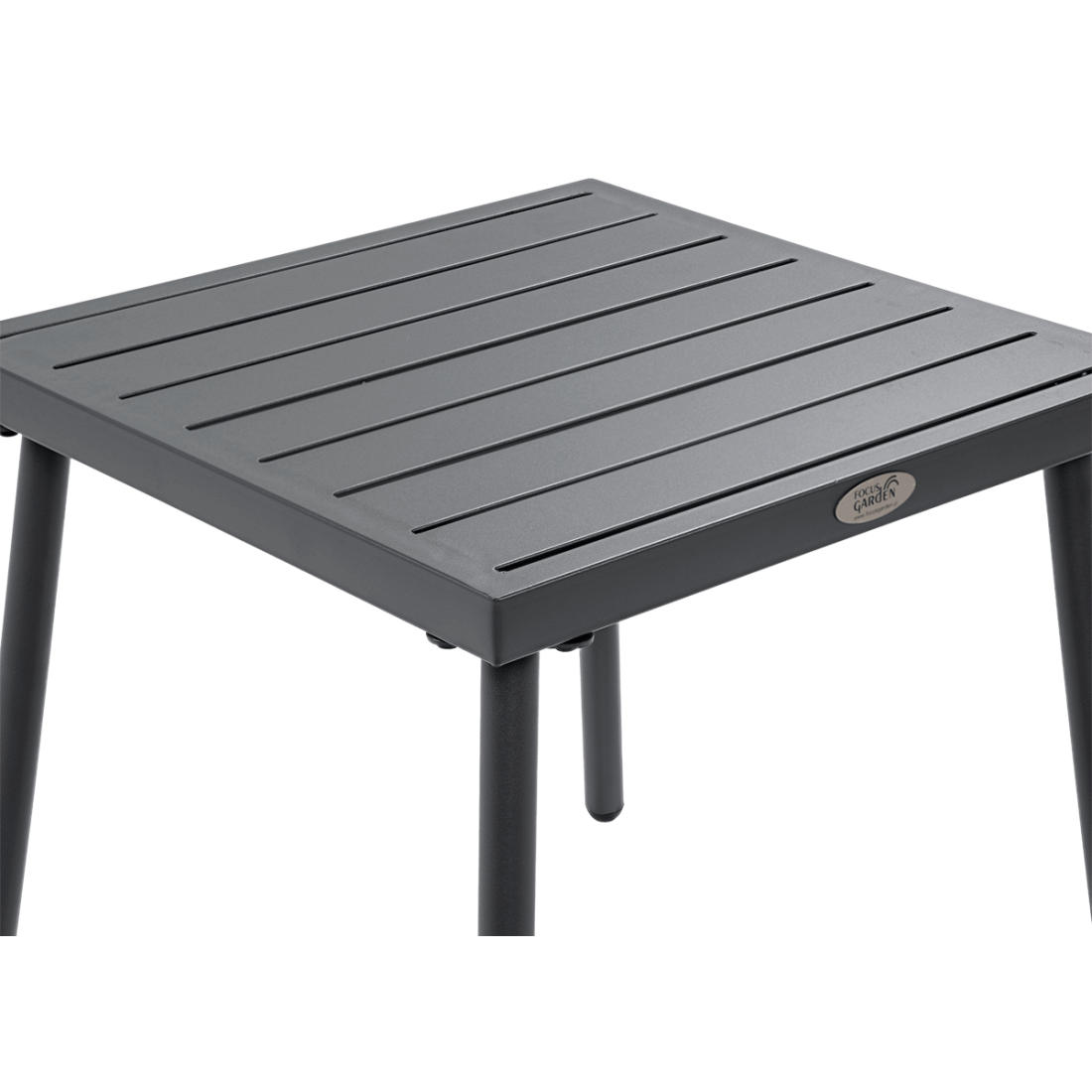 Widok z góry na blat stolika z zestawu Casper