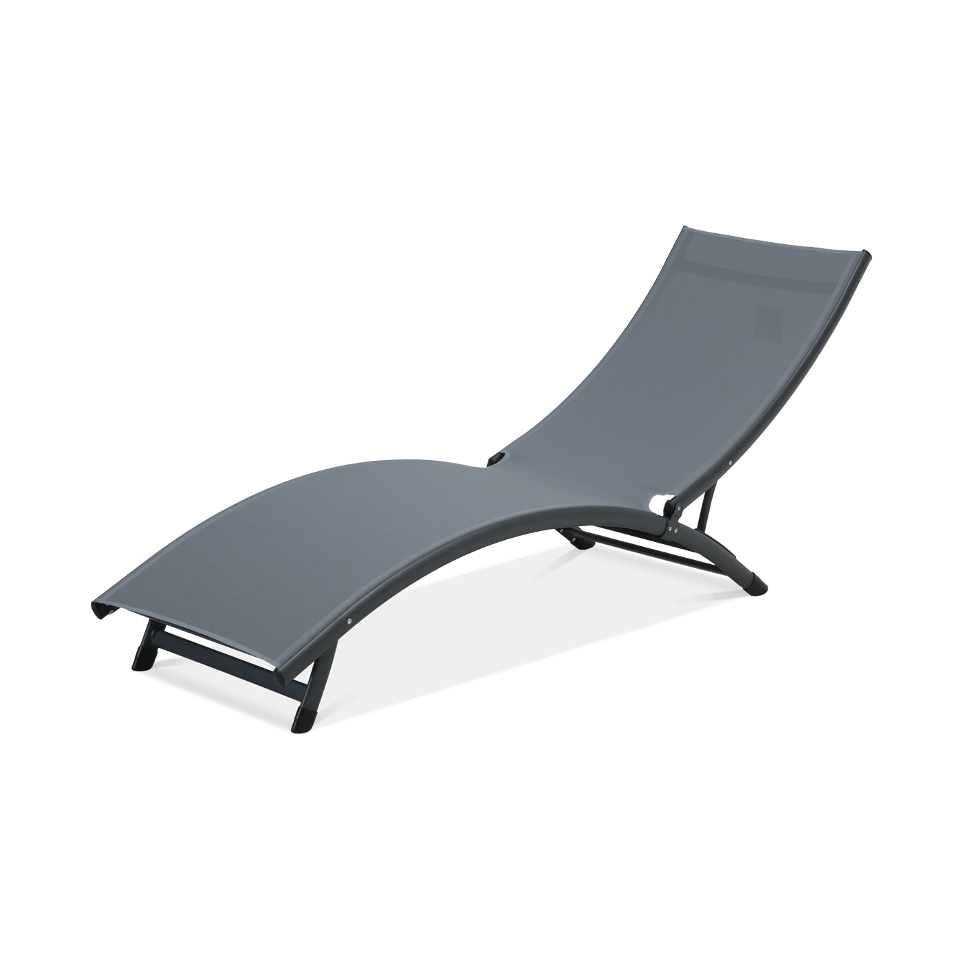 Leżak basenowy Star Dark Grey