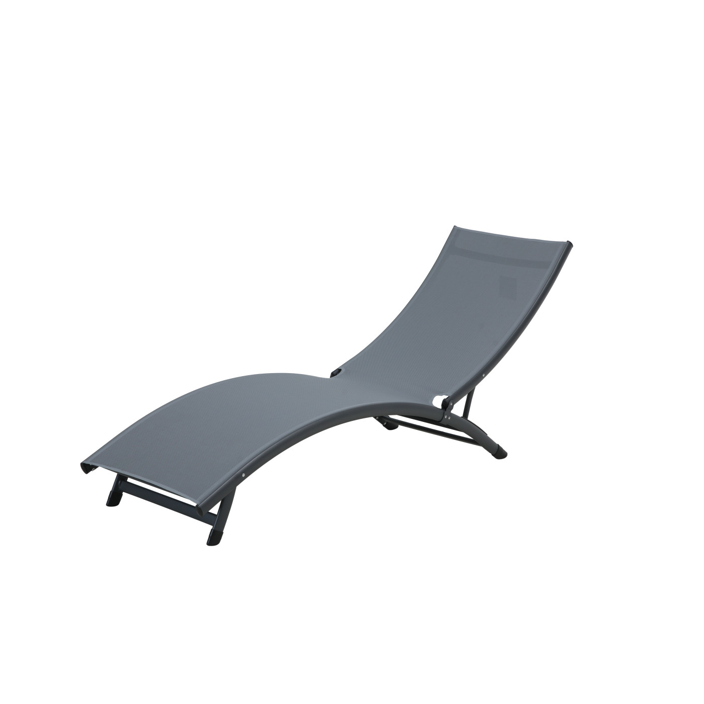 Leżak plażowy Star Dark Grey