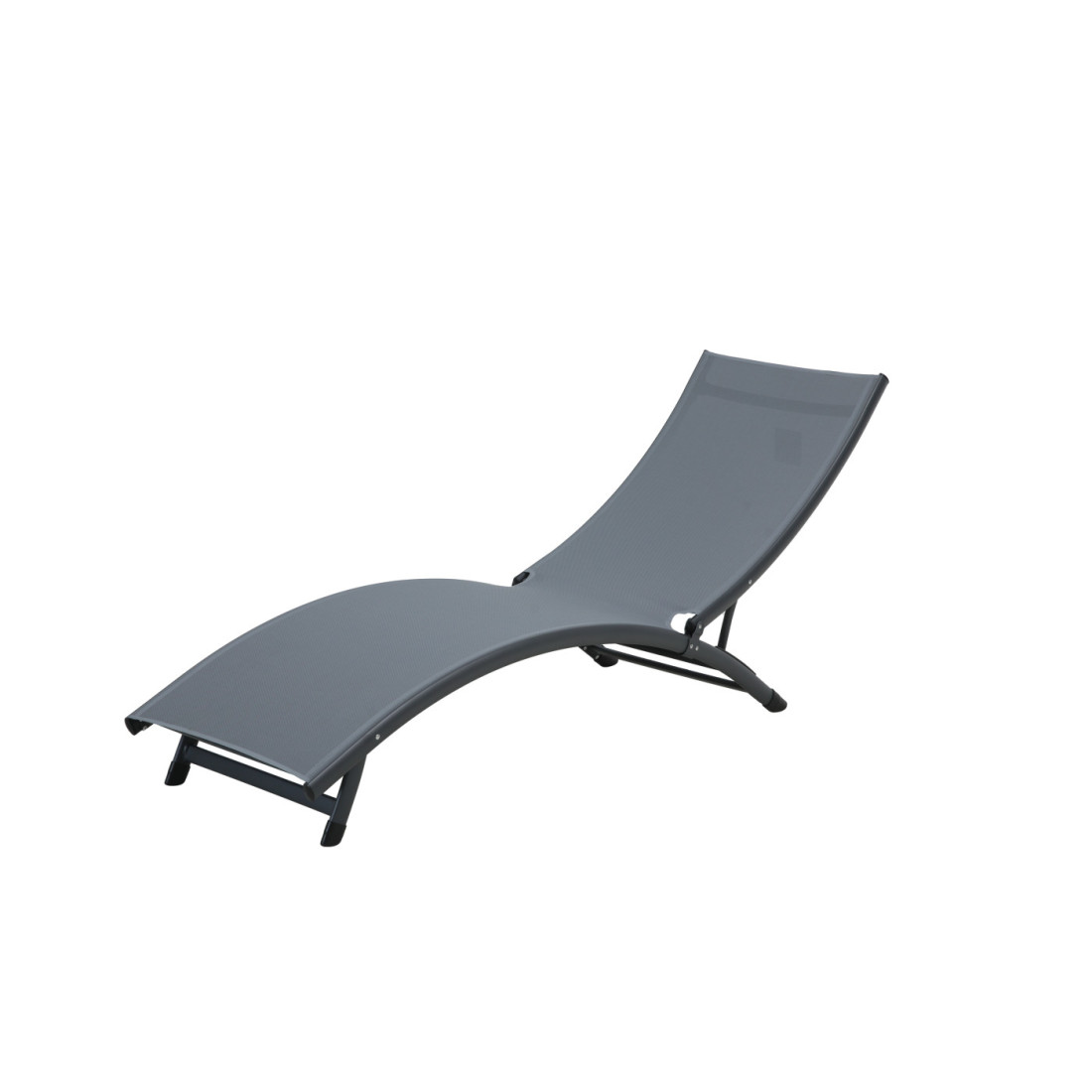 Leżak plażowy Star Dark Grey