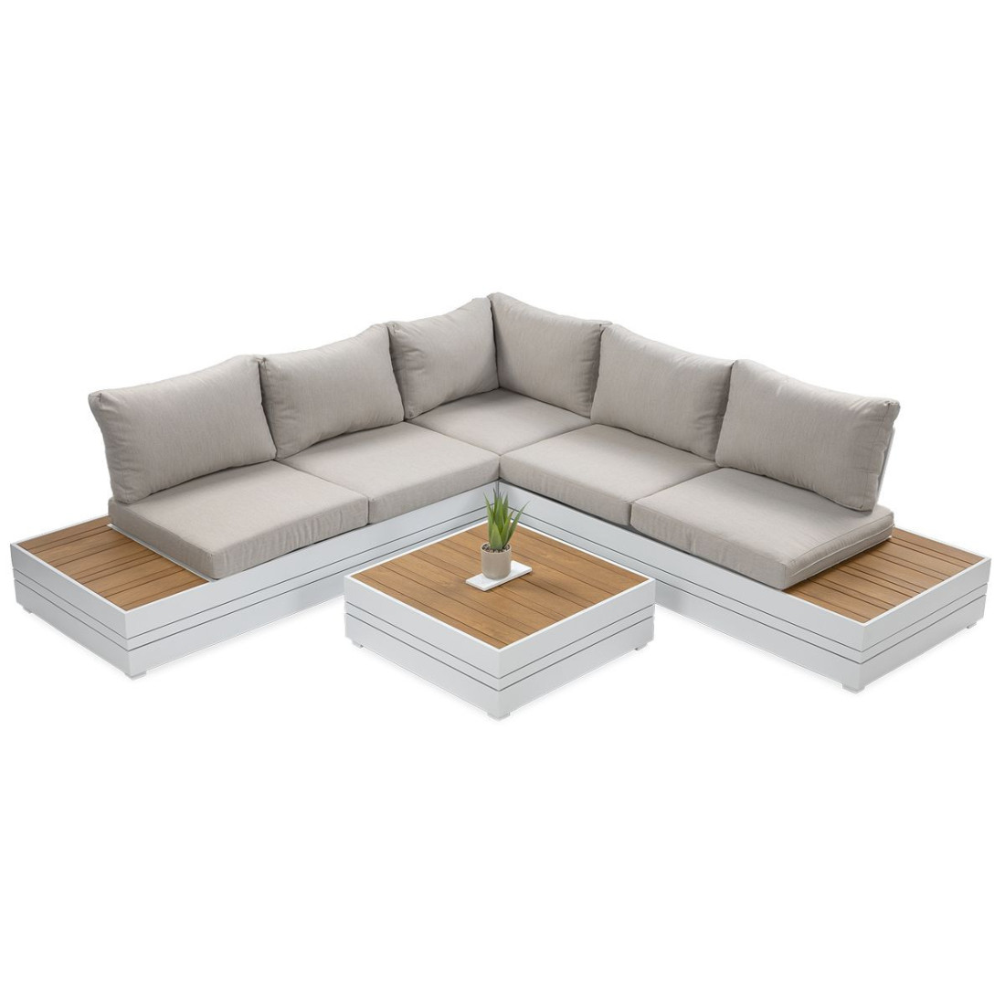 Nowoczesny zestaw MARVEL WHITE Focus Garden