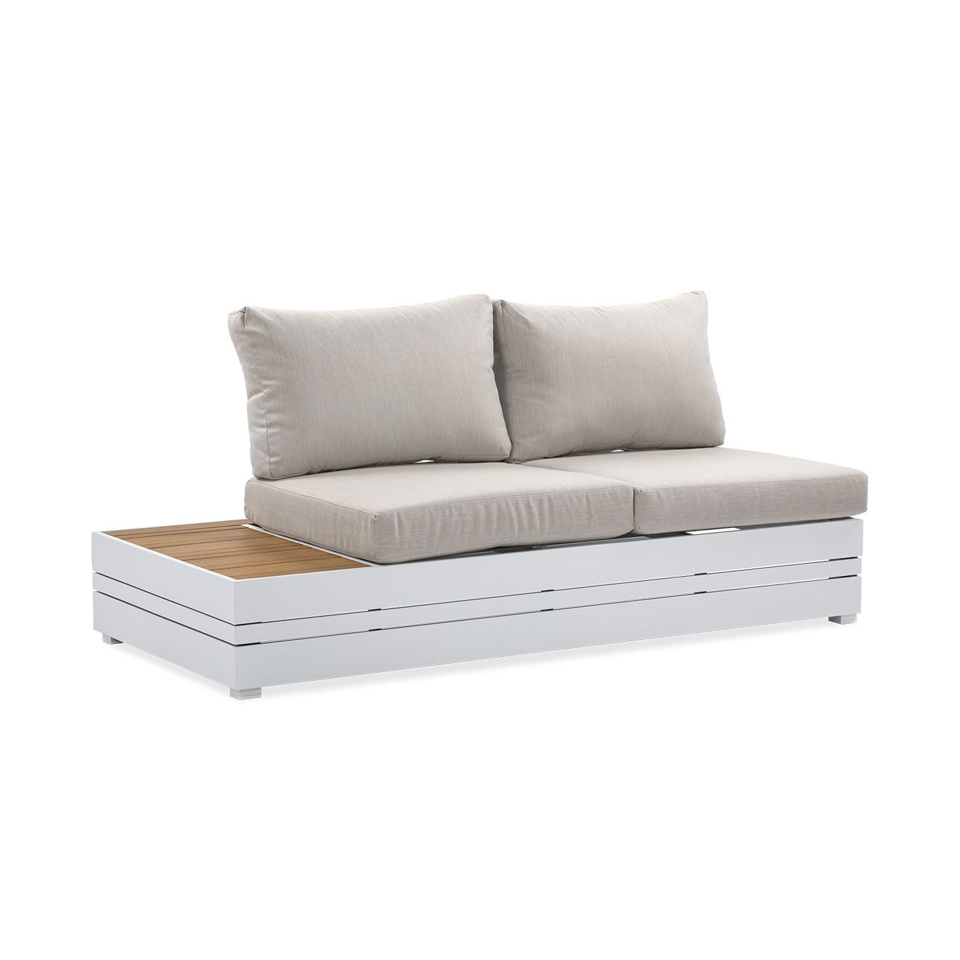 Przód dwuosobowego modułu z narożnika marvel white