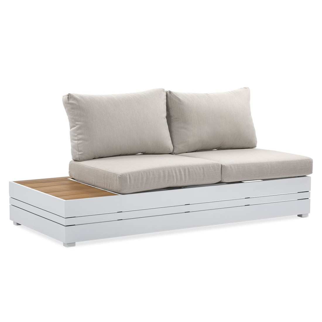 Przód dwuosobowego modułu z narożnika marvel white