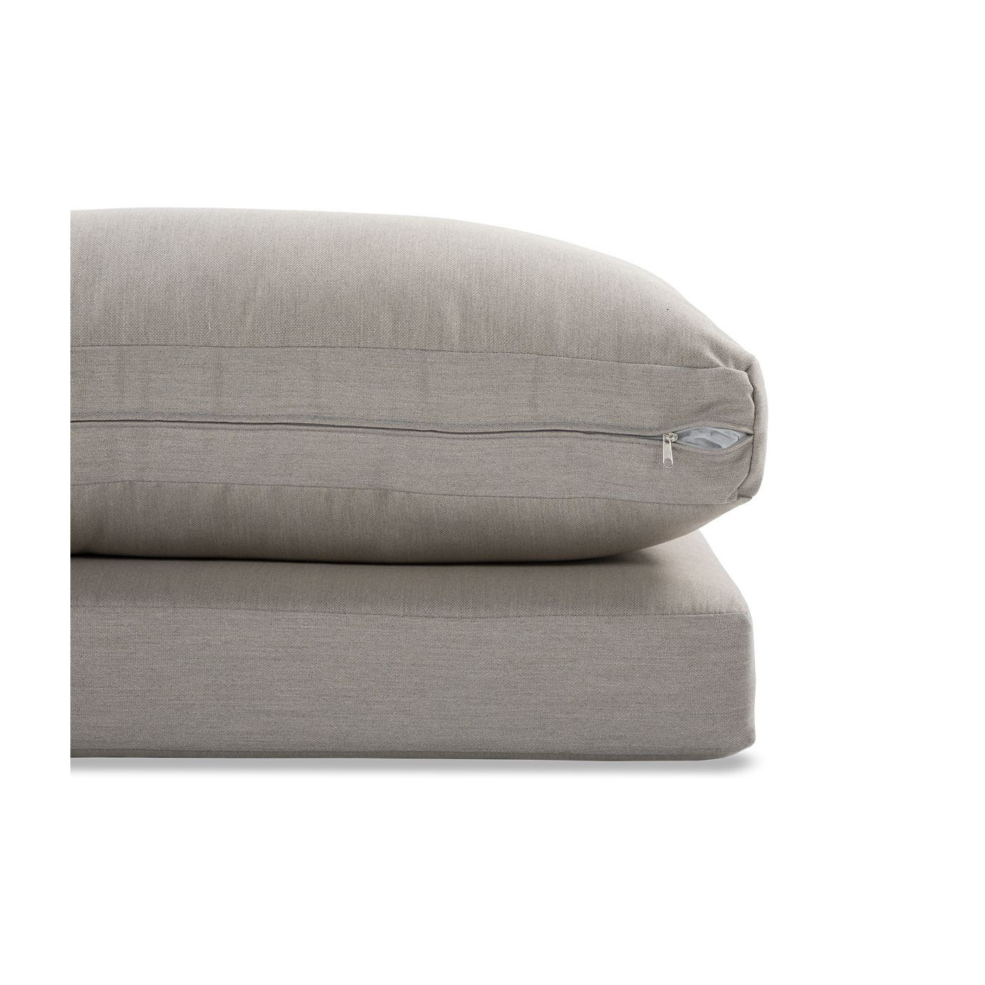 szare poduszki zestawu narożnego marvel z zamkiem błyskawicznym