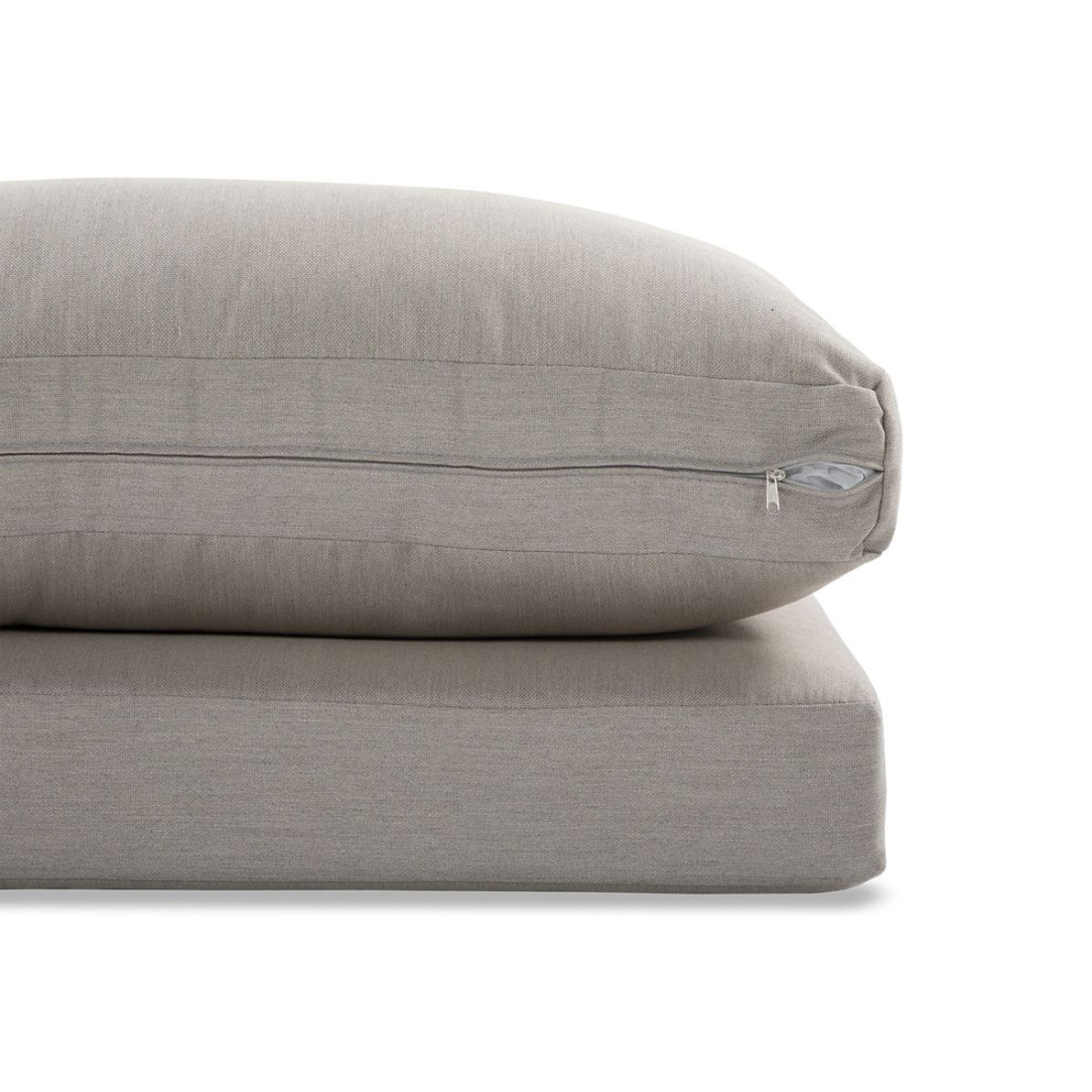 szare poduszki zestawu narożnego marvel z zamkiem błyskawicznym