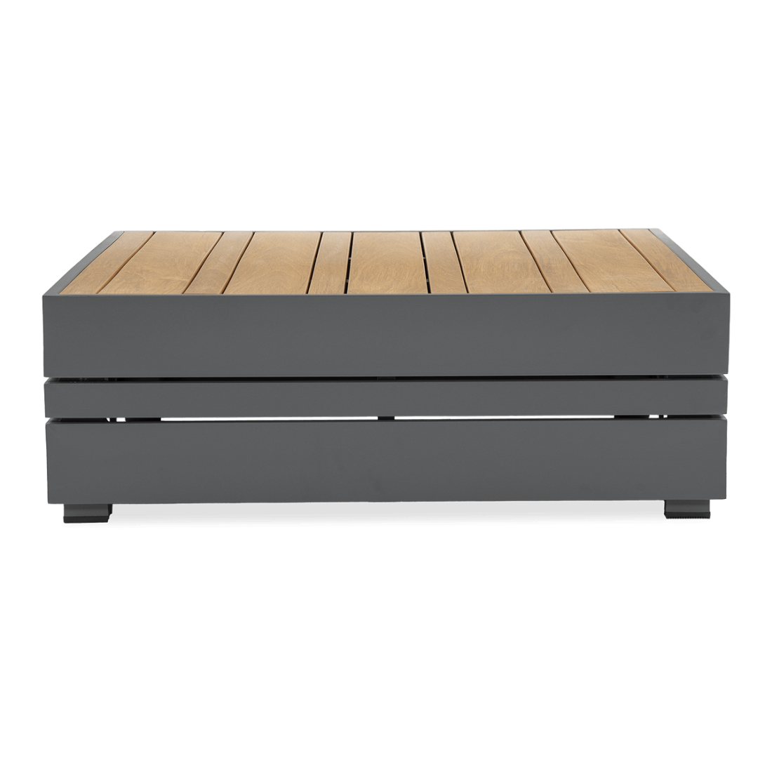 przód ciemnoszarego stolika kawowego z blatem imitującym drewno marvel