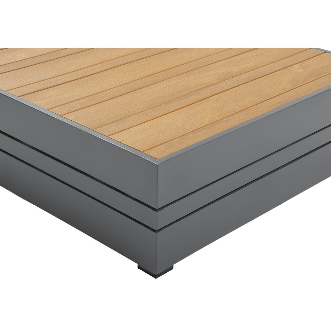 zbliżenie na blat imitujący drewno w stoliku marvel 