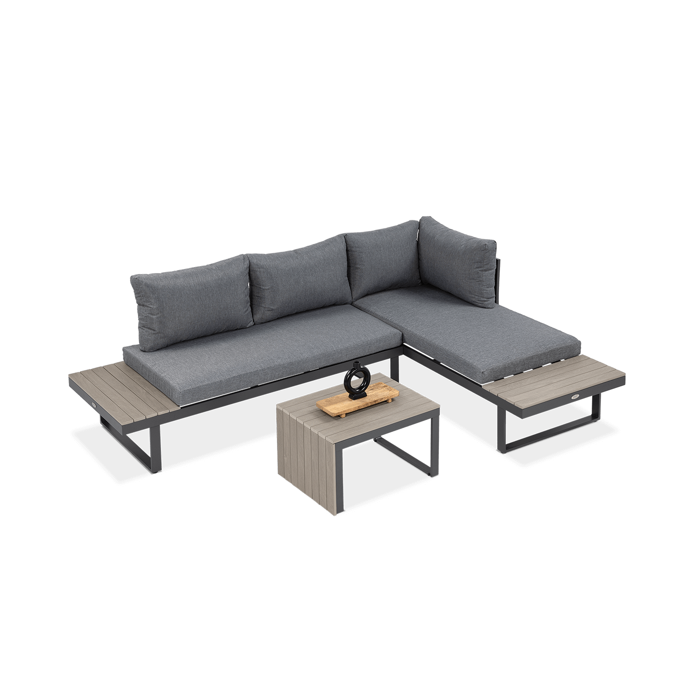 Narożnik modułowy TULIP Light Grey - FOCUS GARDEN