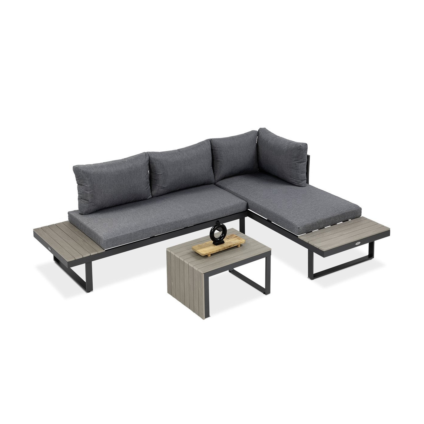 widok z góry na konfigurowalny na wiele sposobów narożnik tulip