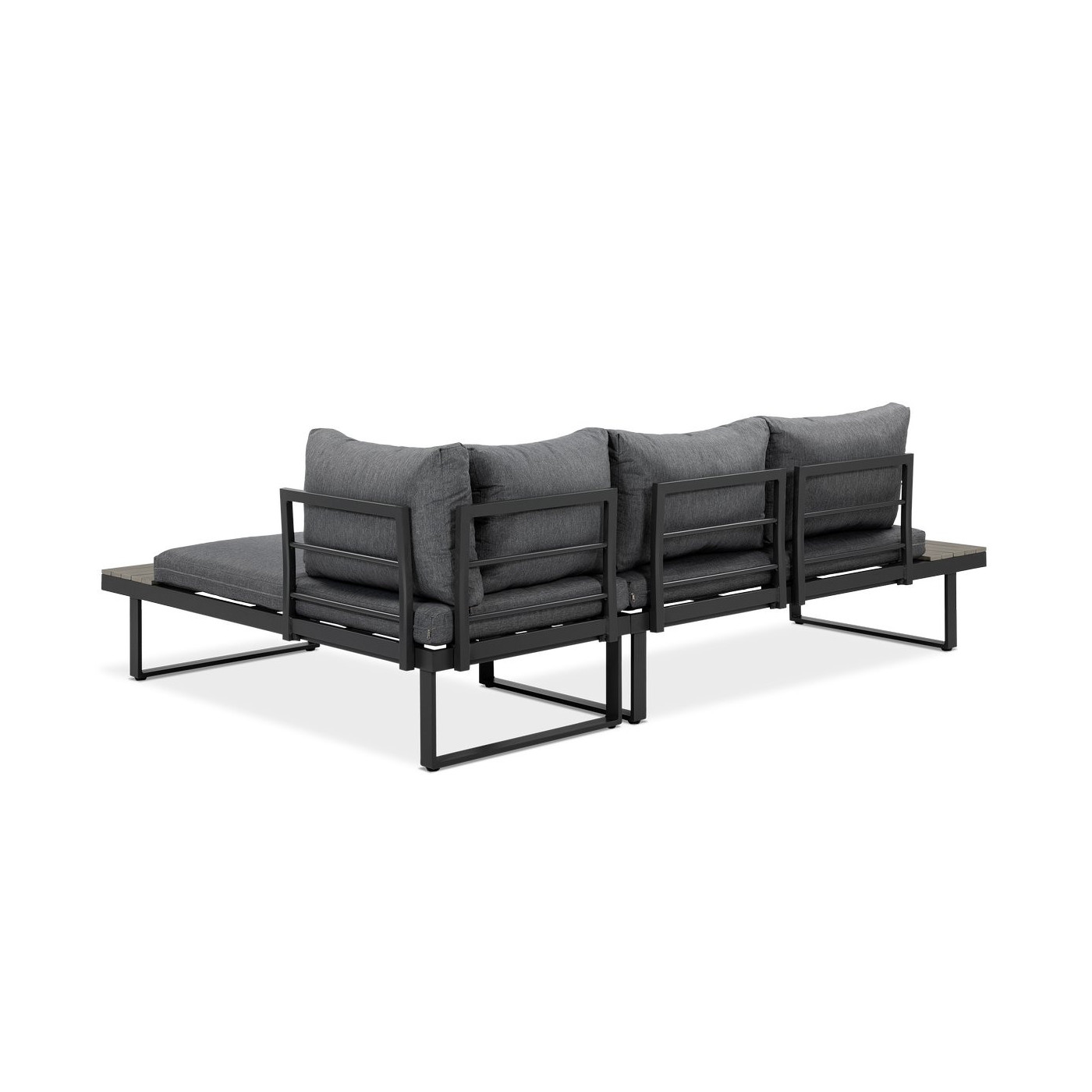 Widok z tyłu na narożnik tulip