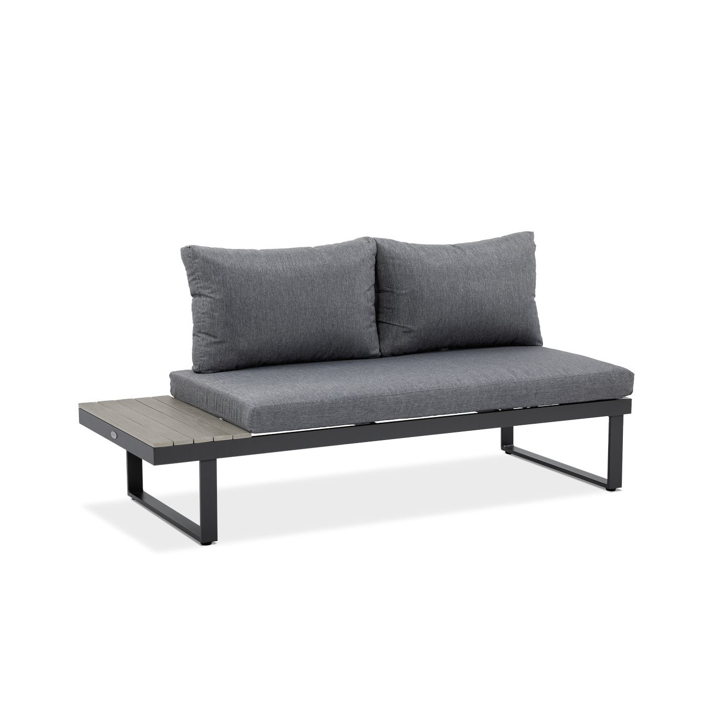 Pojedyncza sofa z zestawu narożnego tulip w kolorze jasno szarym