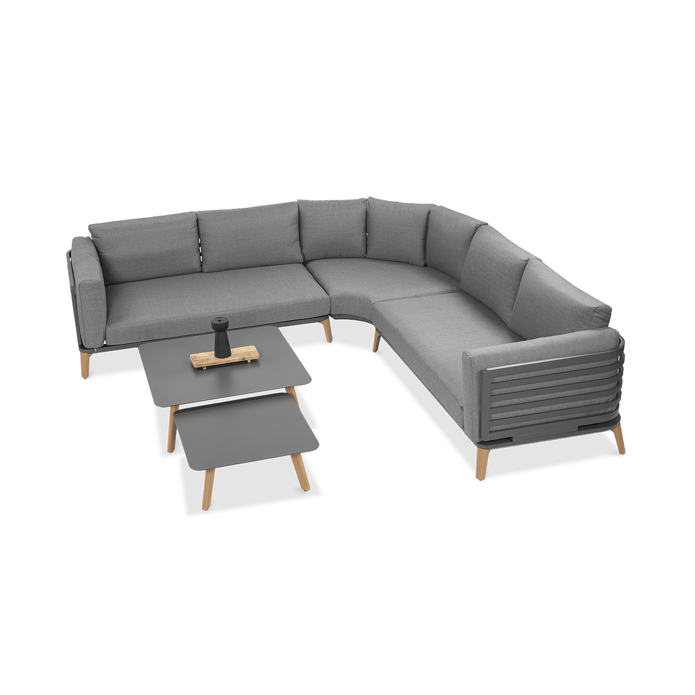 Narożnik ogrodowy RADISSON CAFFE Grey - Furrore