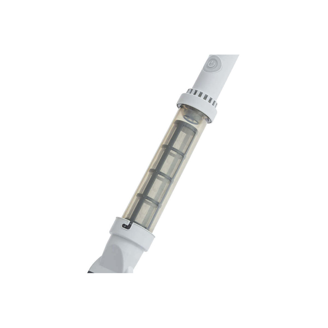 Zbliżenie na miejsce umieszczenia filtra odkurzacza