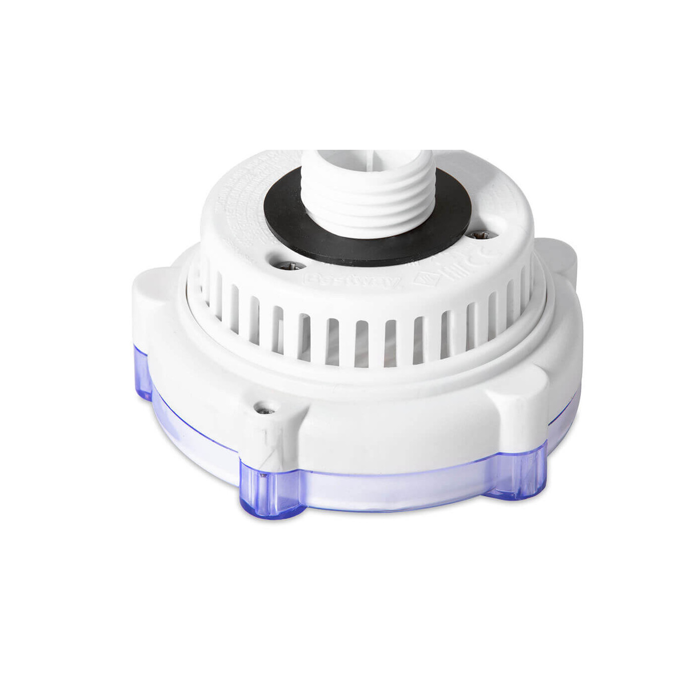 Zbliżenie na spód lampki LED