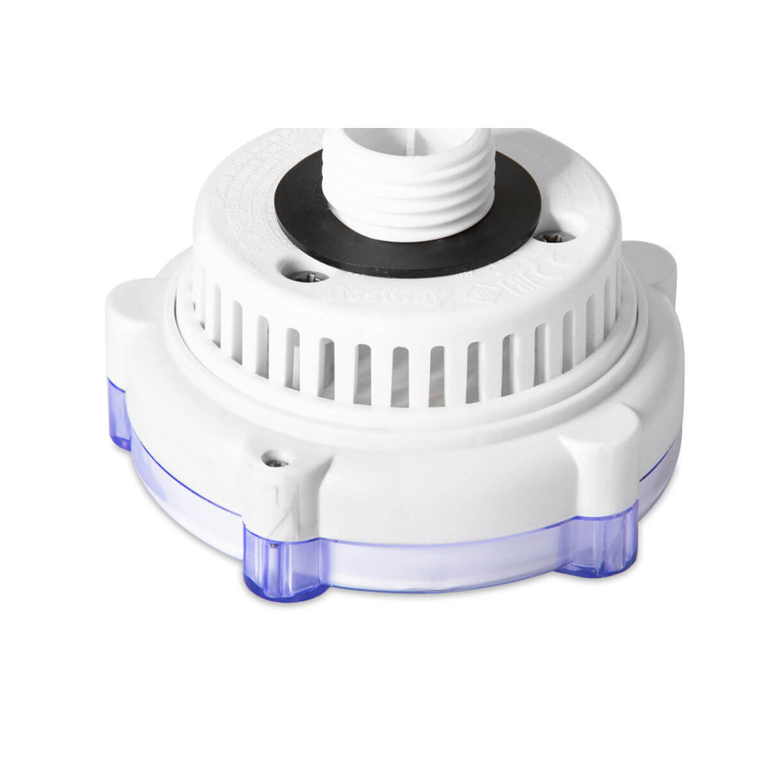 Zbliżenie na spód lampki LED