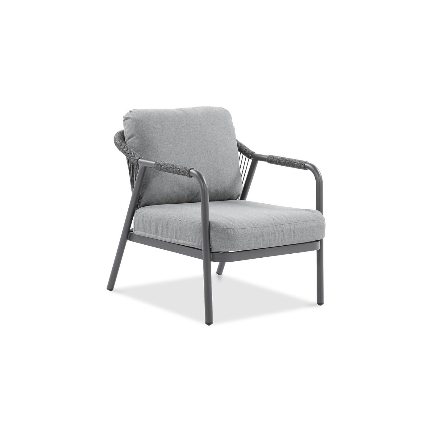 Szare krzesło z zestawu grafton caffe