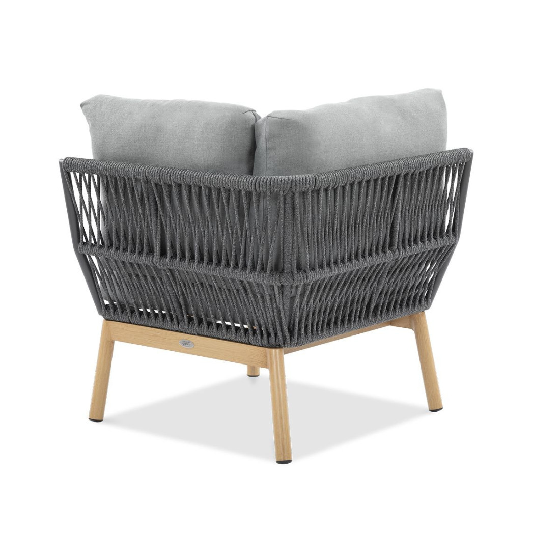 tył modułu narożnego paris caffe grey z linami poliestrowymi