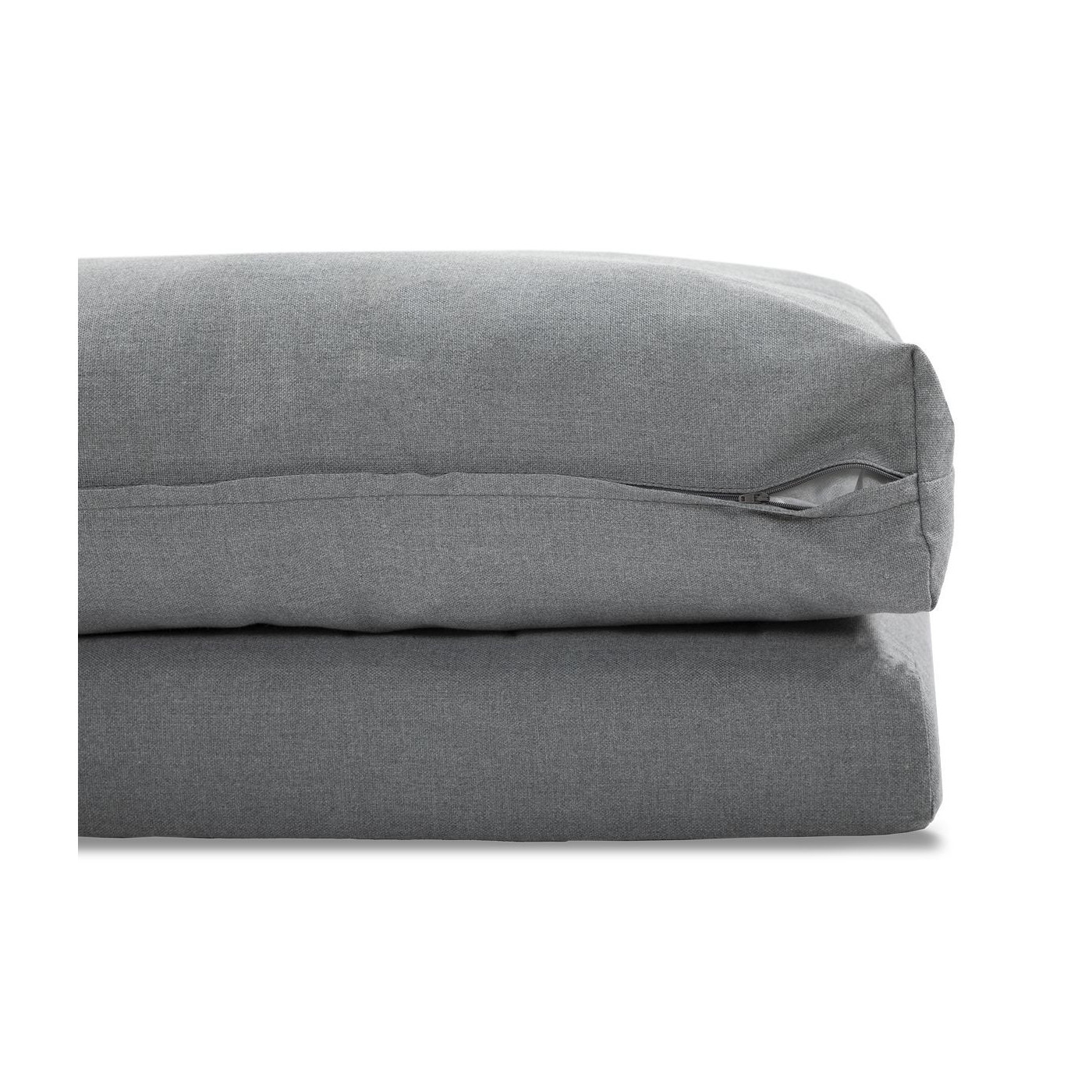 szare poduszki z zamkiem błyskawicznym dopełniające komplet narożny paris caffe grey