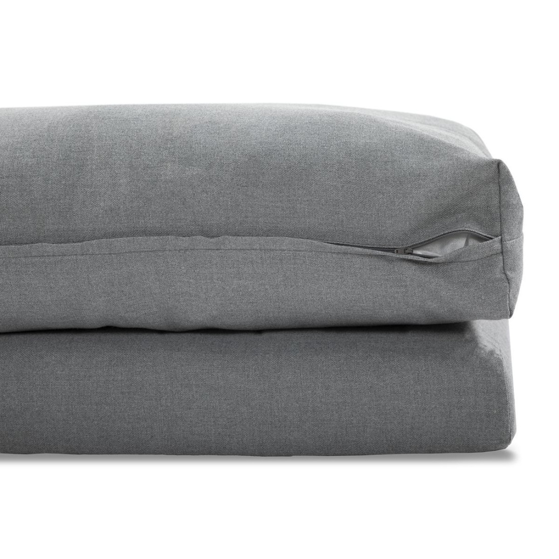 szare poduszki z zamkiem błyskawicznym dopełniające komplet narożny paris caffe grey