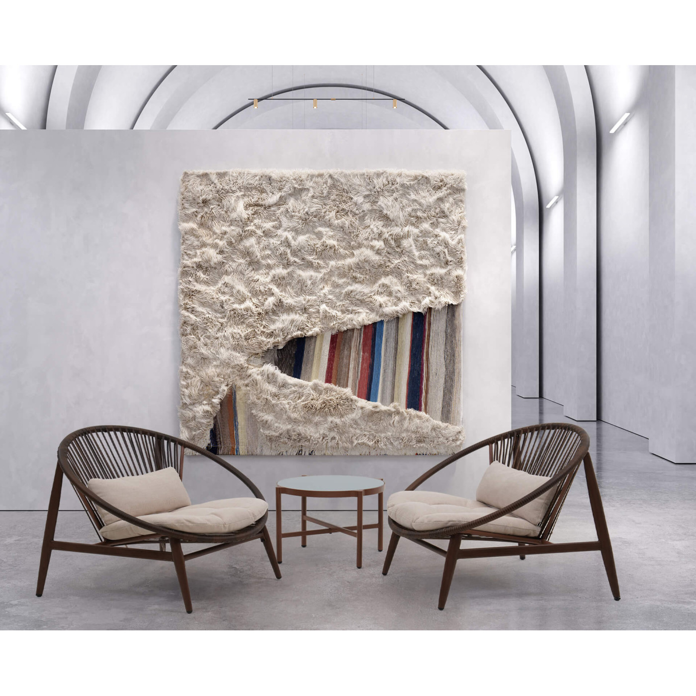 Aranżacja zestawu ogrodowego Galla na tarasie