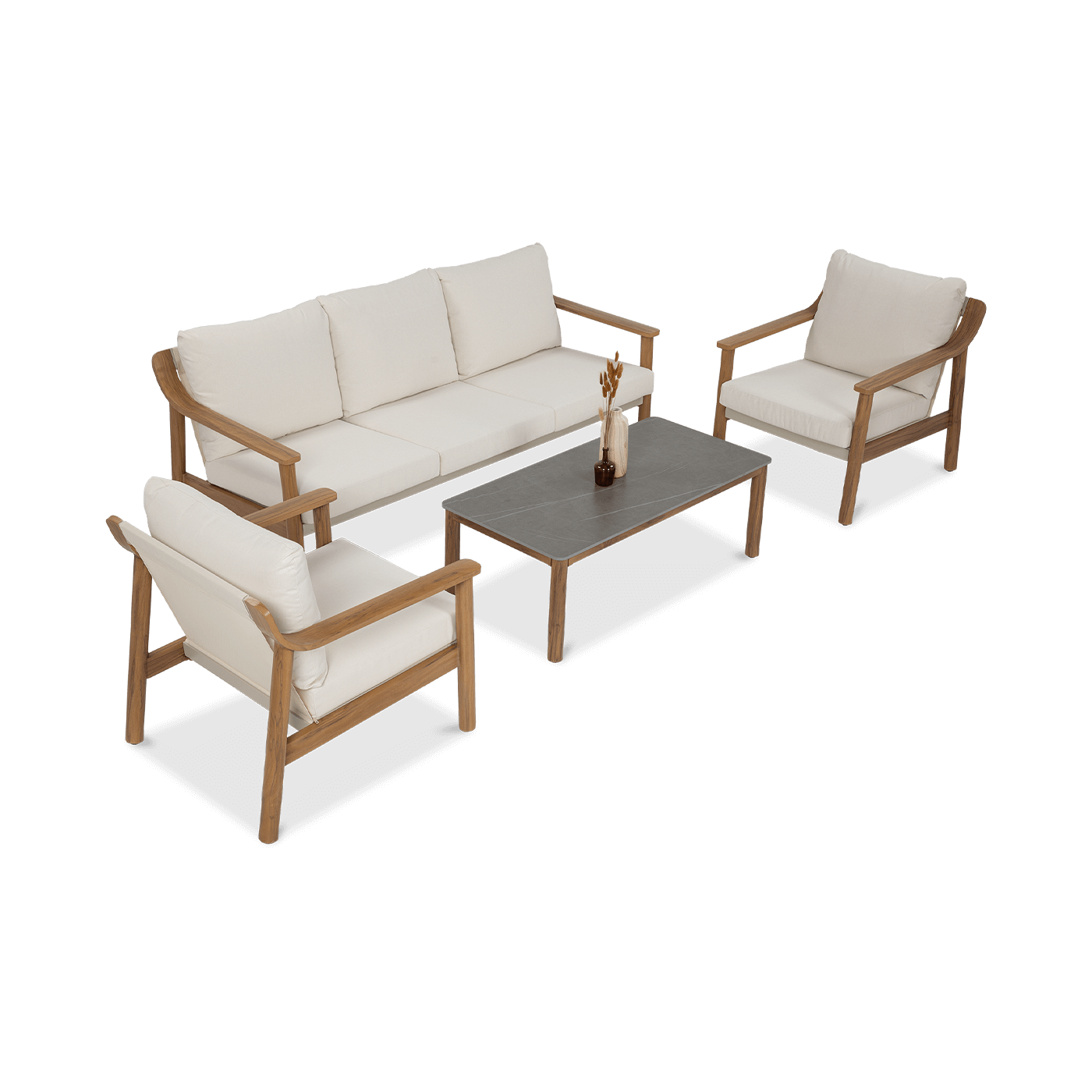 Zestaw kawowy Pattaya Wood look