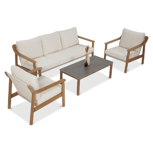 Zestaw kawowy Pattaya Wood look