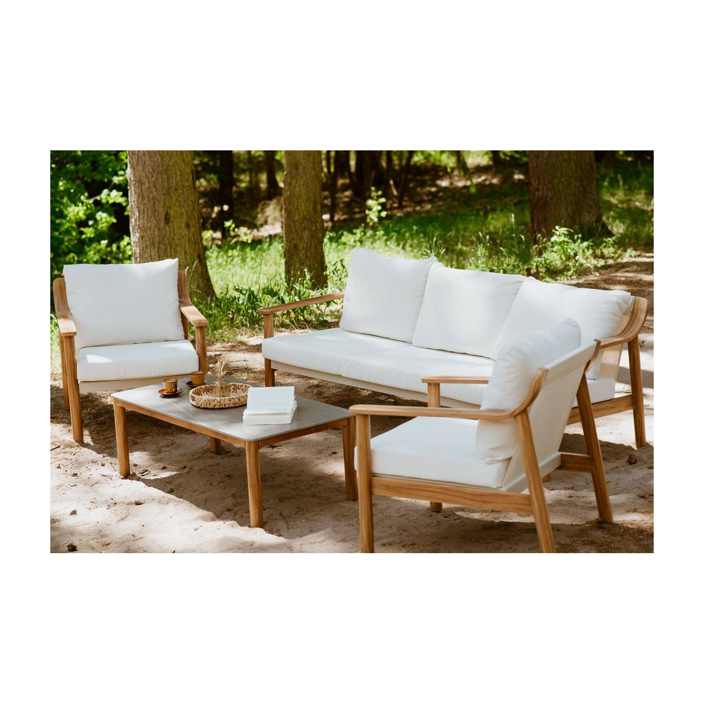 Jedna z konfiguracji ułożenia elementów zestawu pattaya caffe