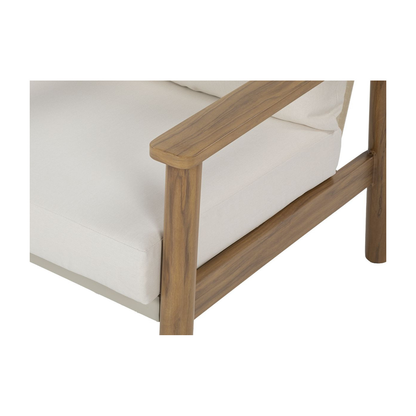 Tył fotela ogrodowego pattaya caffe wood look