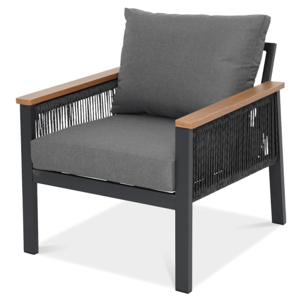 Fotel ogrodowy Ascona Dark Grey